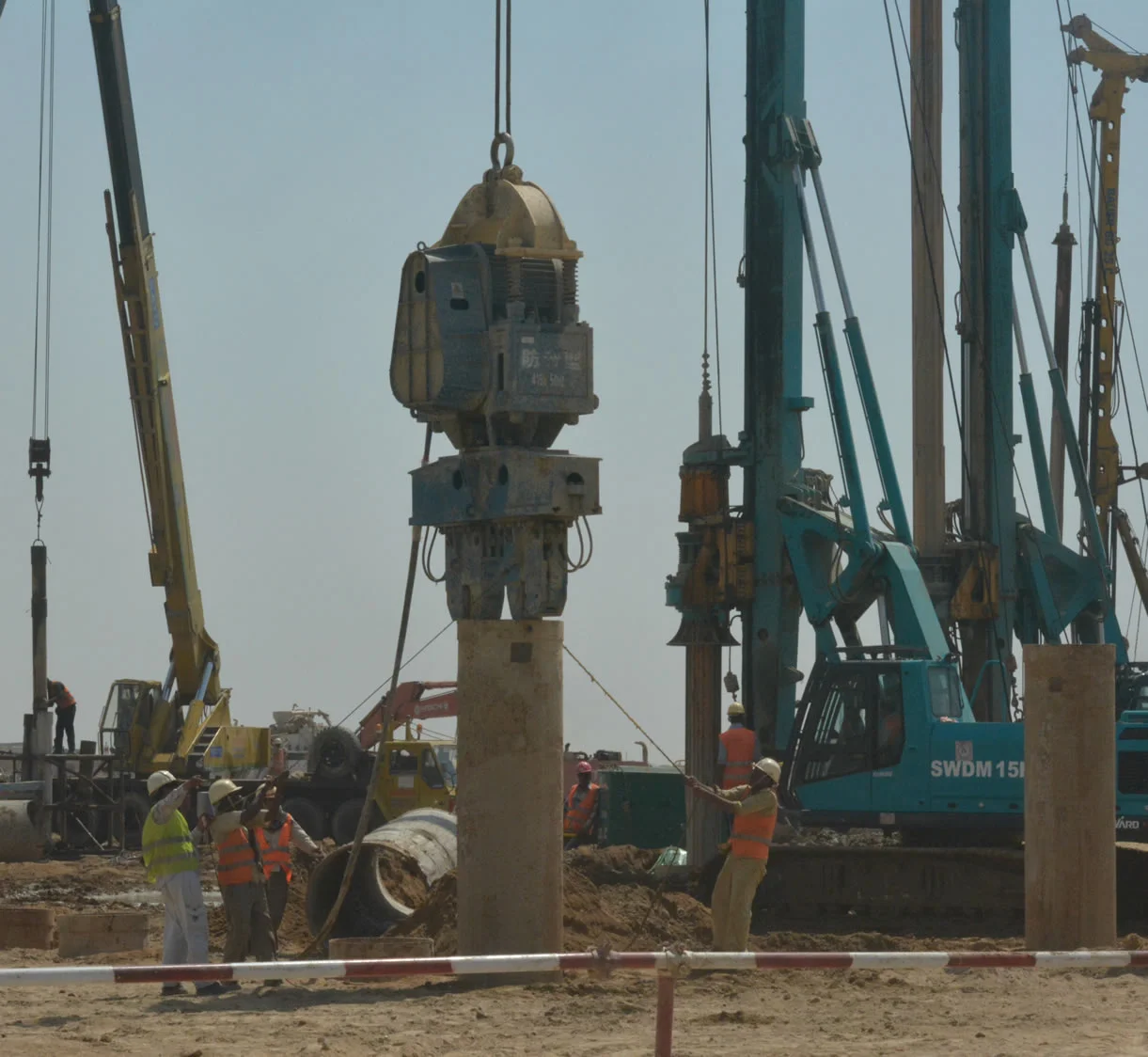 Port Qasim 2 x 660 MW Coal Fired Power Plant drilling and dewatering